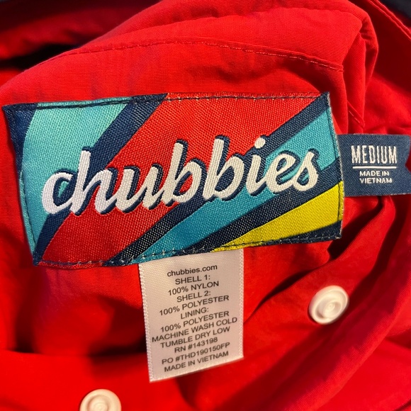 Chubbies Reversible Fleece Aztec Men Cabinecore 1/4 Zip Pullover Anorak Jacket - Picture 16 of 16